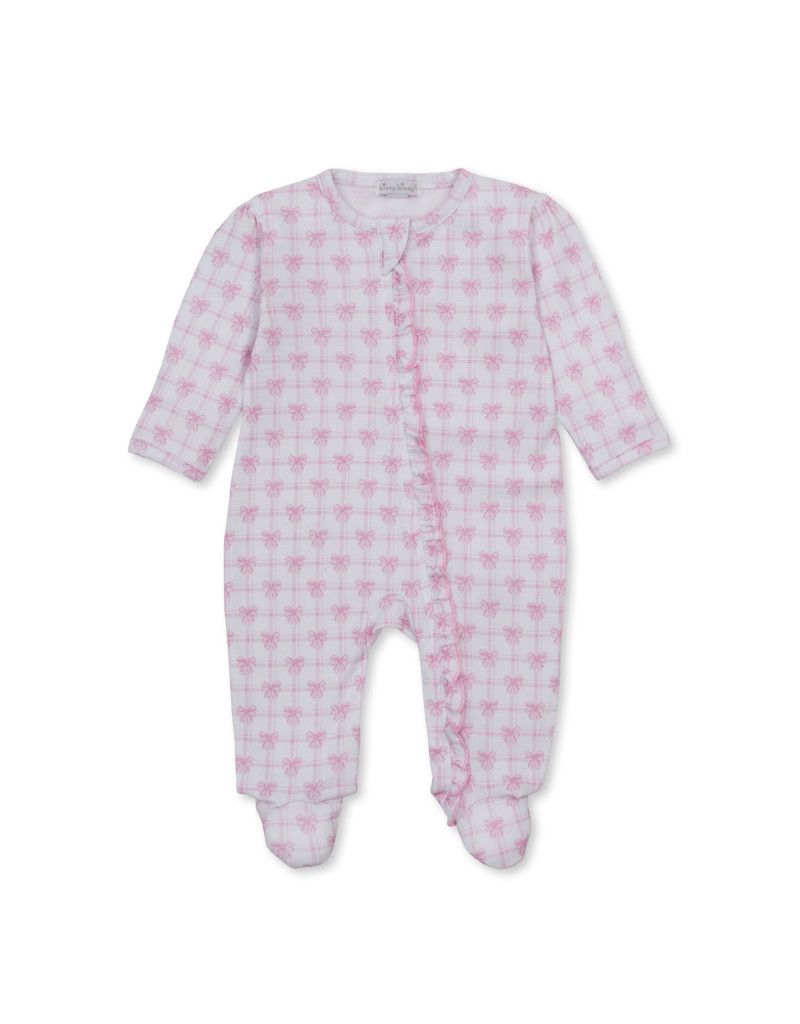 Windowpane Bows PRT Zip Footie