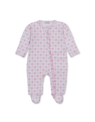 Windowpane Bows PRT Zip Footie
