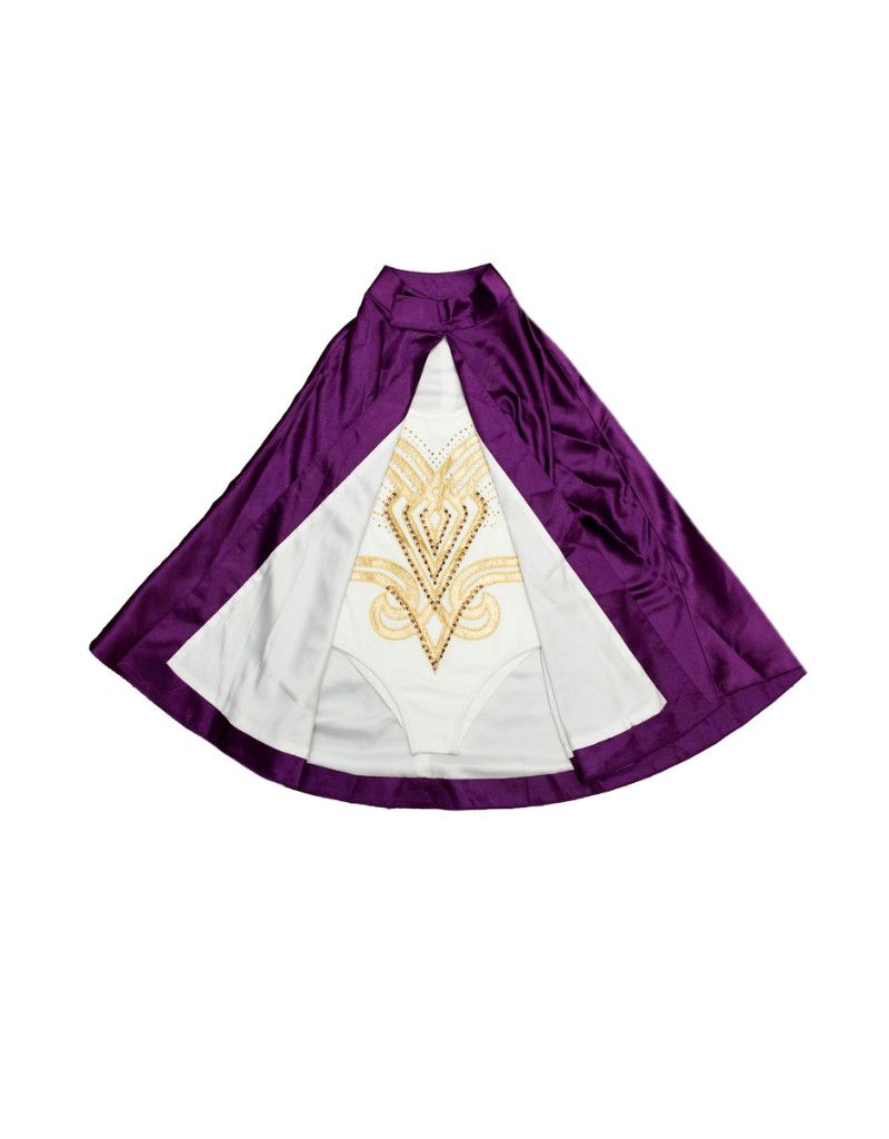 Purple and Gold Costume, Suit/ Cloack