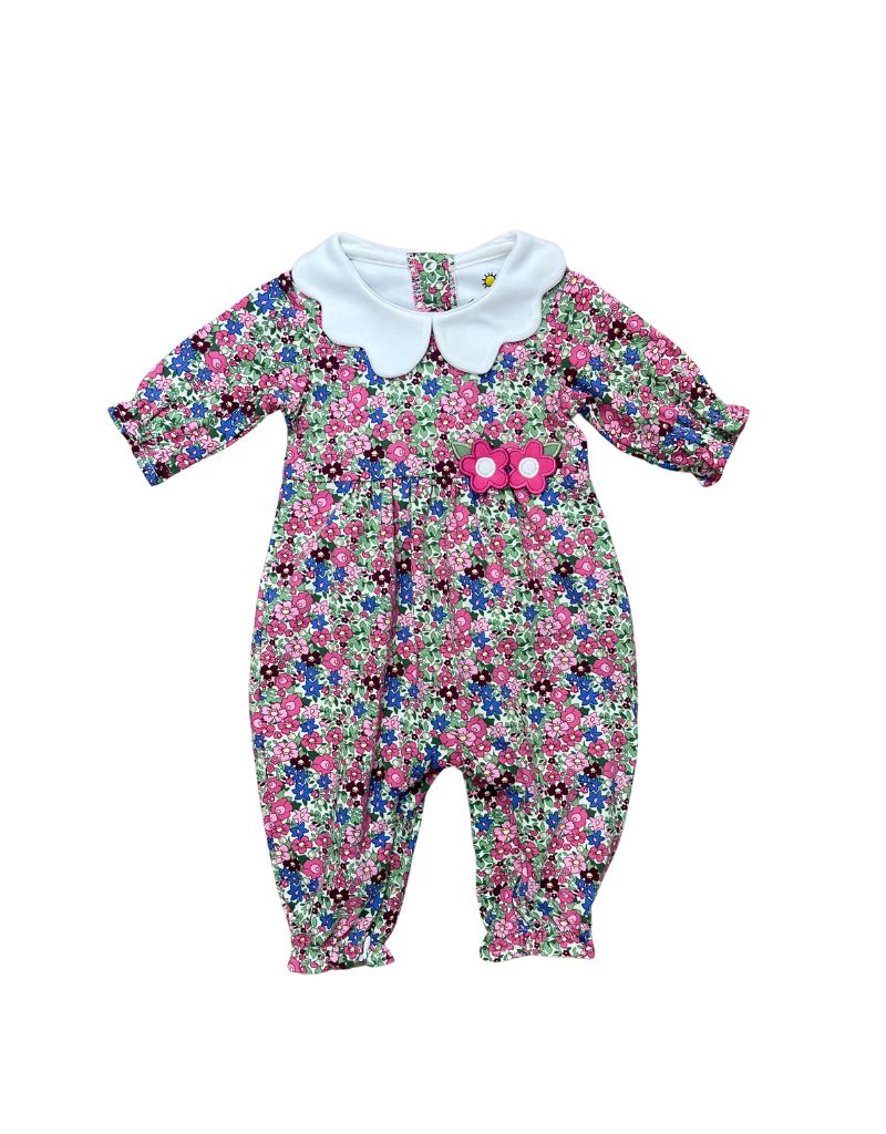 Floral Knit Longall with Flowers