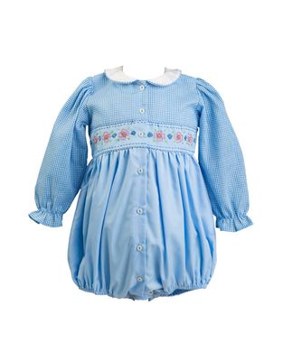 Beckett Blue Flowers Girl Bubble