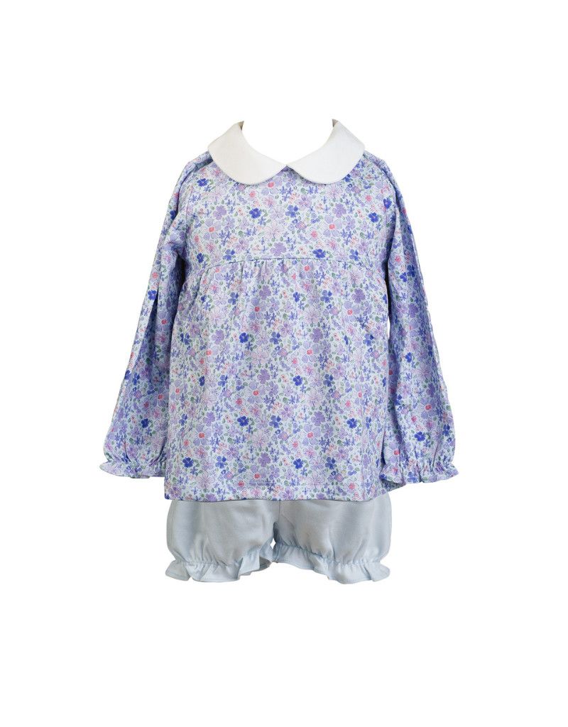 Iris Garden LS Pima Bloomer Set
