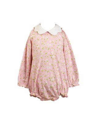 Pink Petal LS Pima Girl Bubble