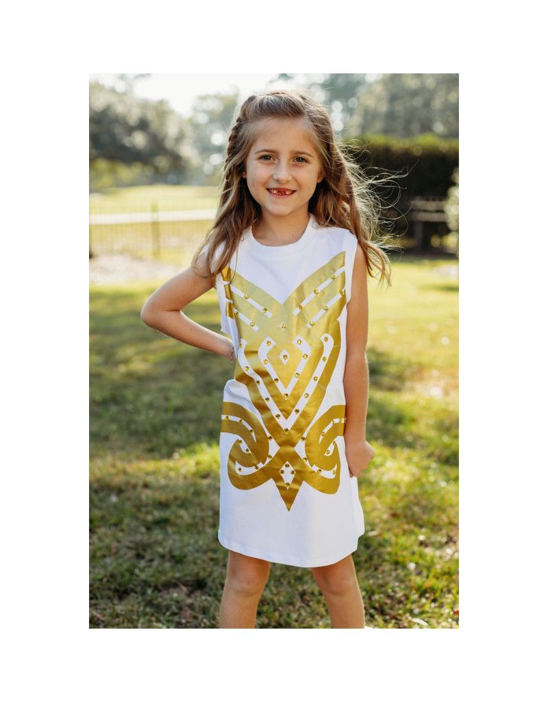 Golden Girl Tank Dress