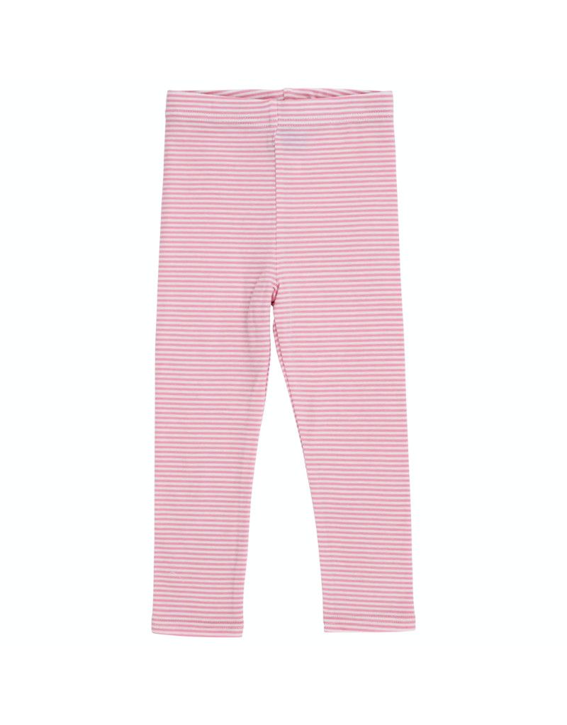 Girls Leggings, Pink Stripe Knit