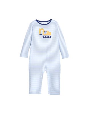 Applique Romper-Excavator