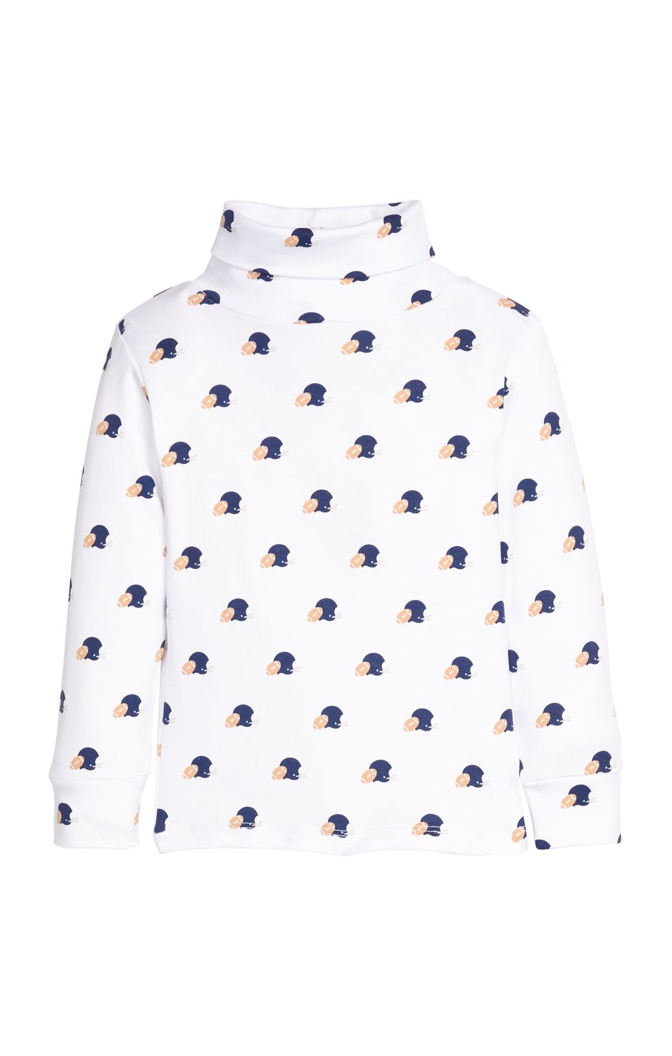 Printed Turtleneck-Football Helmets