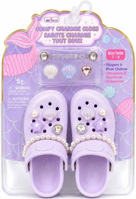 Comfy Charmie Clogs-Mermaid Vibes