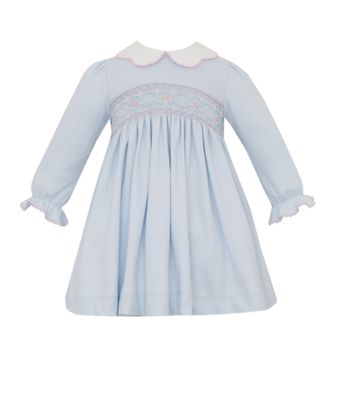 Olivia, Blue Knit LS Dress