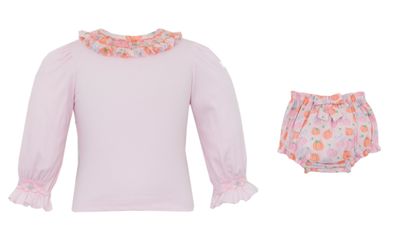 Pink Bloomer Set, Pumpkin