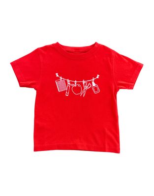 B2S Red School Supplies SS T-Shirt