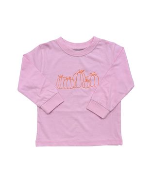 Pink Pumpkin Patch LS T-Shirt