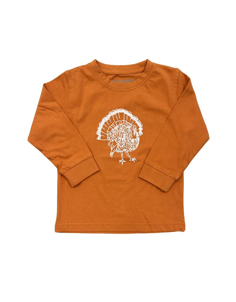Burnt Orange Turkey LS T-Shirt