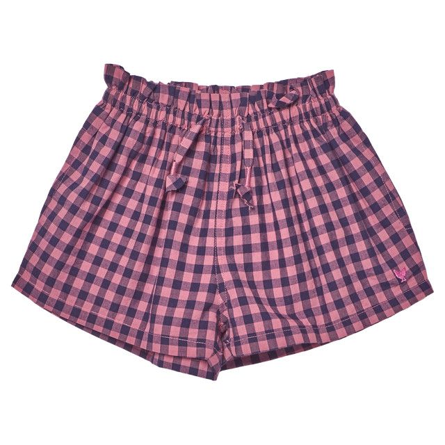 Theodore Short - Pink Blue Check