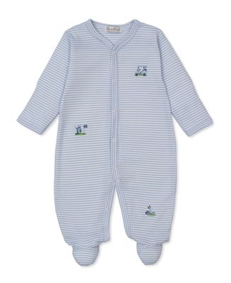 Golf Championship Stripe Footie Blue