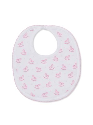 Gingham Rockers PRT Bib, Pink