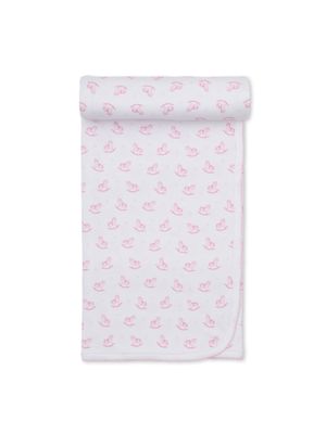 Gingham Rockers PRT Blanket, Pink