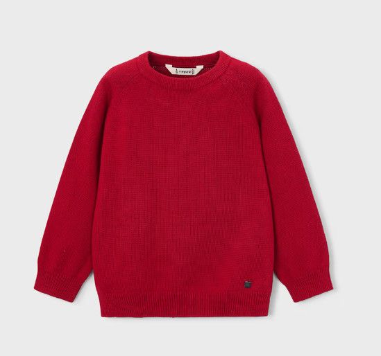 Boy Crewneck Sweater, Red  