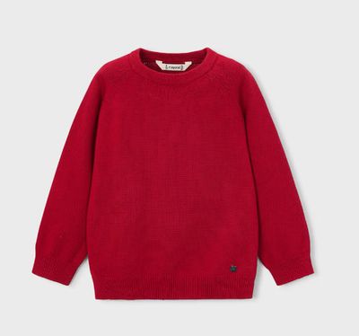 Boy Crewneck Sweater, Red  