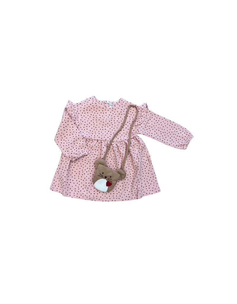 Dress with Bag,  Polka Dot Mouse