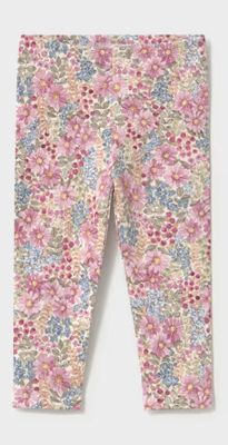 Printed Legging, Floral Mauve