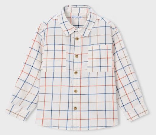 Woven Cotton Button Up, Nectar Plaid