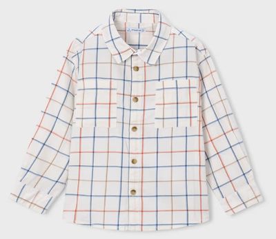 Woven Cotton Button Up, Nectar Plaid