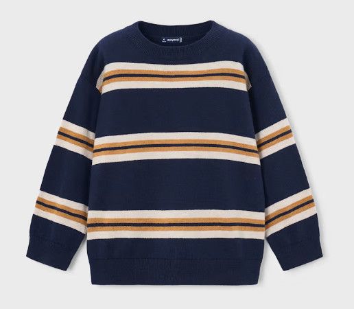 Boy Stripe Sweater, Ink