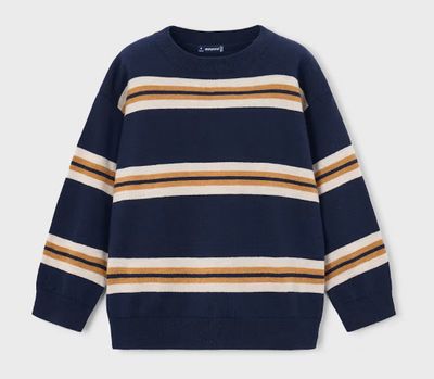 Boy Stripe Sweater, Ink