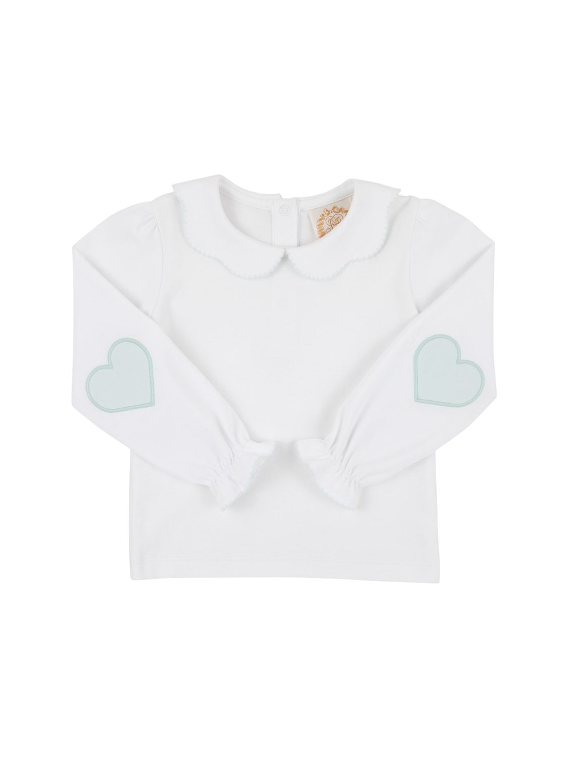 Emmas Elbow Patch Top, Old Greenwich Green