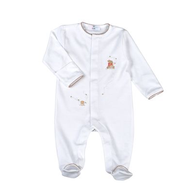 Honey Bear Pima Footie