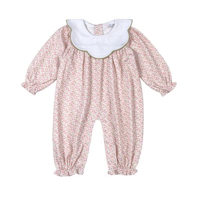 Melody Pima Scallop Collar Romper