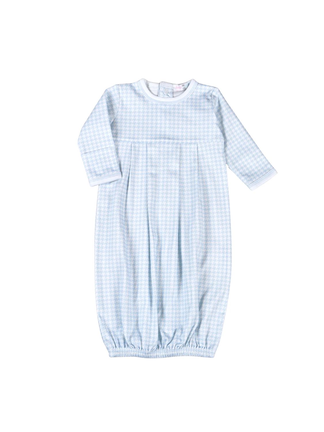 Blue Samuel Houndstooth Conv Gown