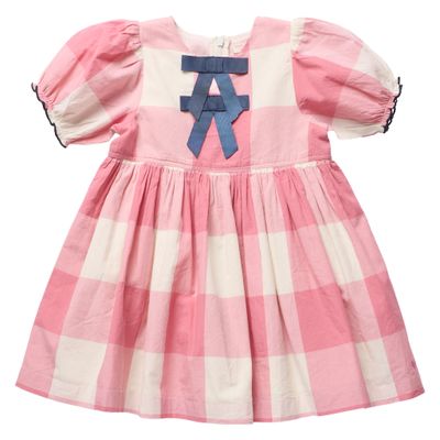 Hermione Dress - Pink Check