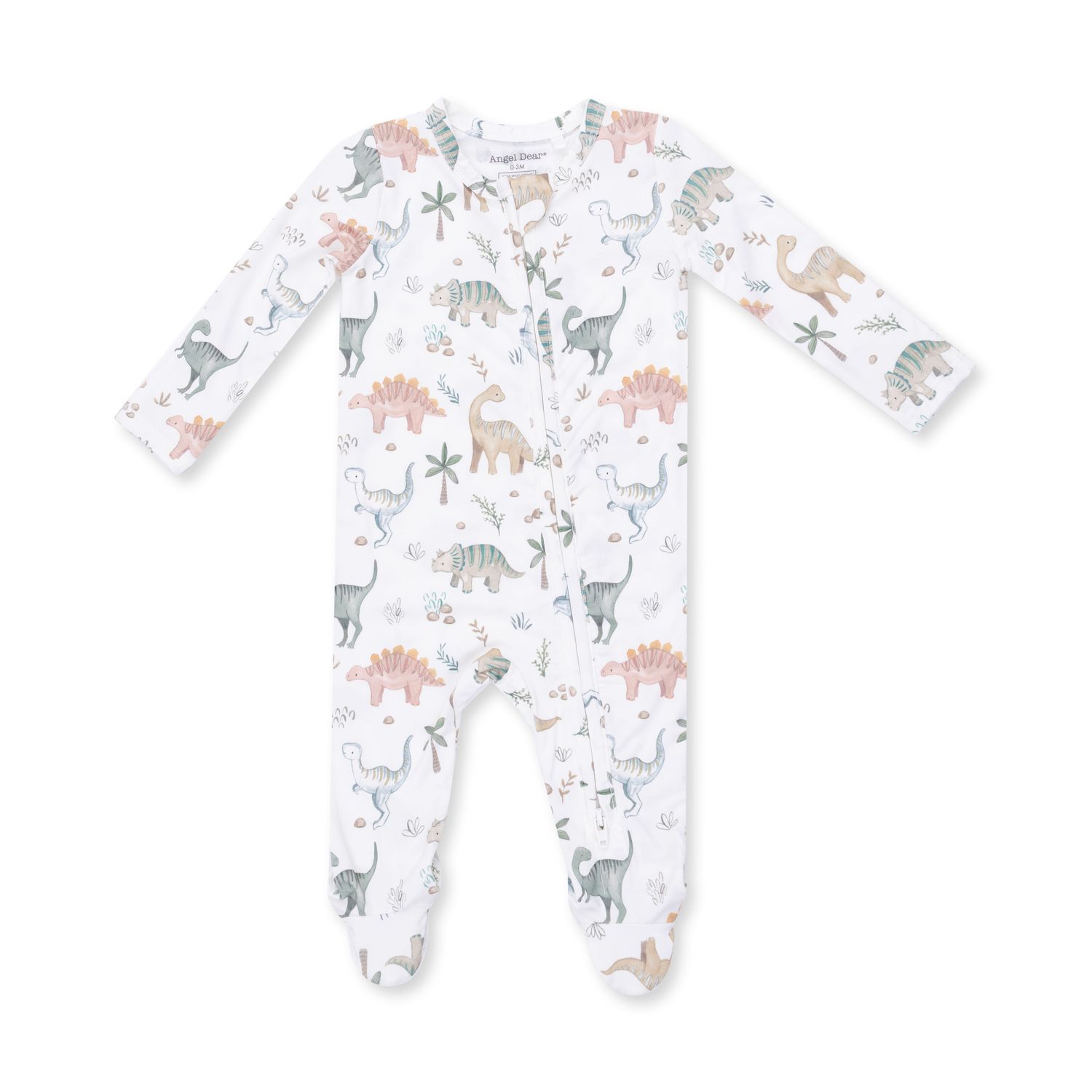 Sweet Baby Dinos - 2 Way Zipper Footie