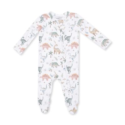 Sweet Baby Dinos - 2 Way Zipper Footie