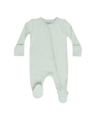 Solid Milky Green - 2 Way Zipper Footie