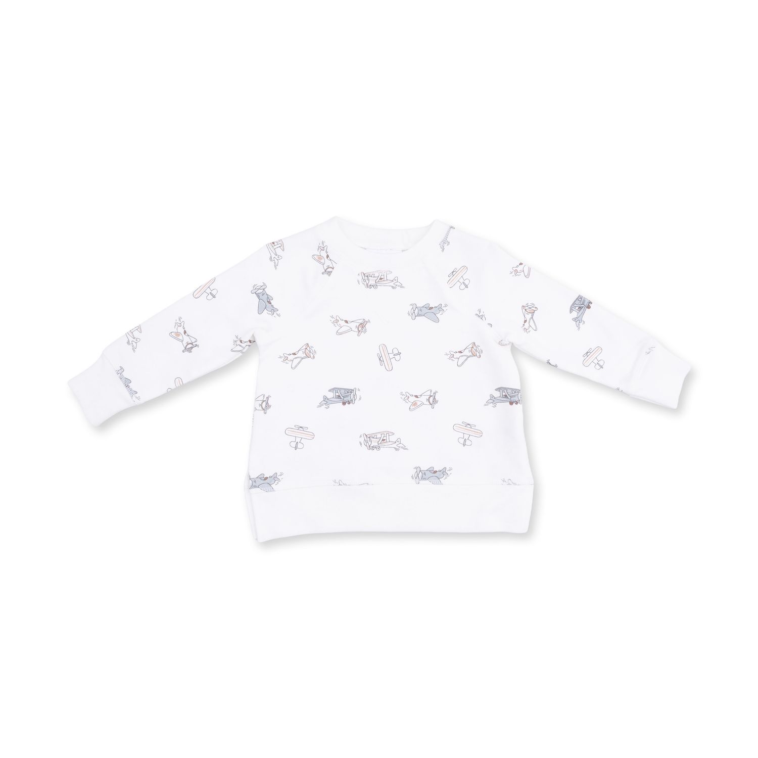 Vintage Airplane Pilots - Raglan Sweatshirt