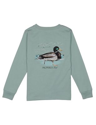 Swimming Mallard LS-Marine Mist