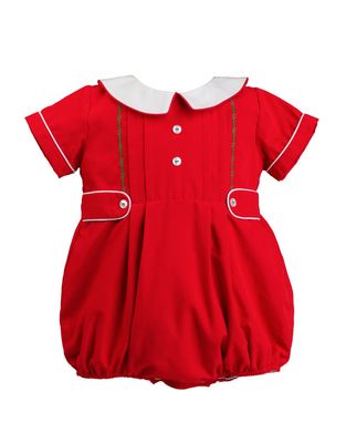 Red Holiday Boy Bubble *PRESALE*