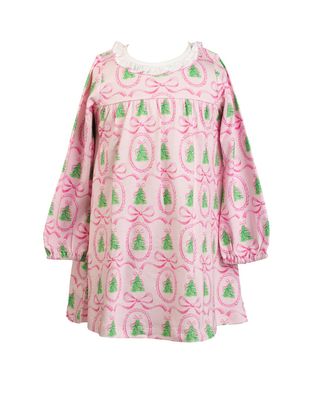 Pink Tannenbaum LS Pima Dress *PRESALE*