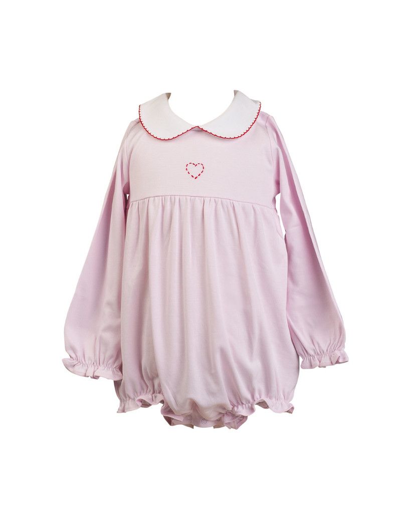 Heart Pima LS Girl Bubble *PRESALE*