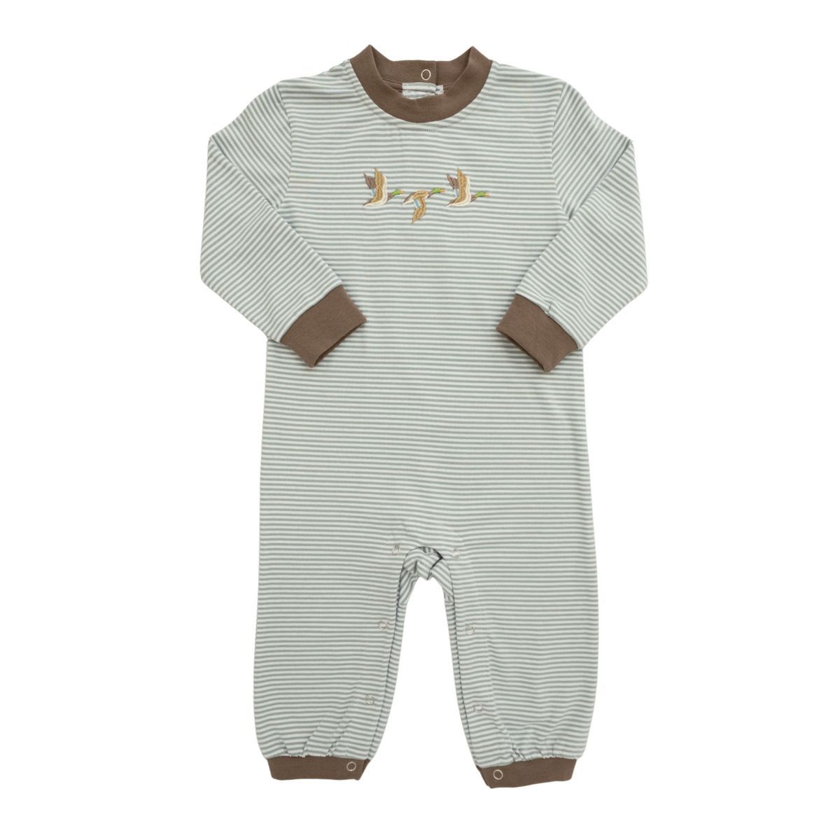 Mallard Romper, Green/ Brown