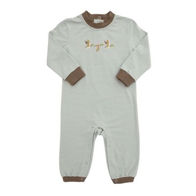 Mallard Romper, Green/ Brown
