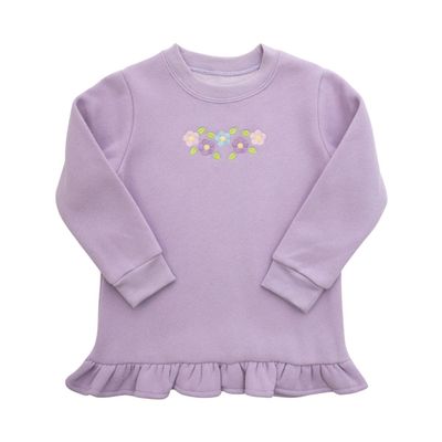Flower Ruffle Pullover