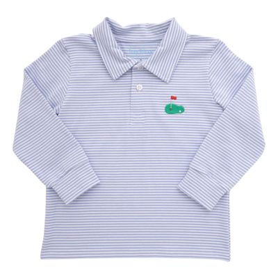 Golf Polo, Blue Stripe