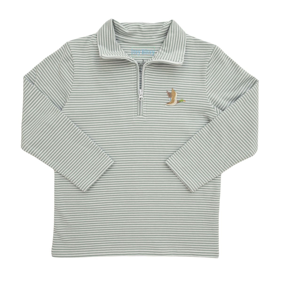 1/4 Zip Pullover- Mallard