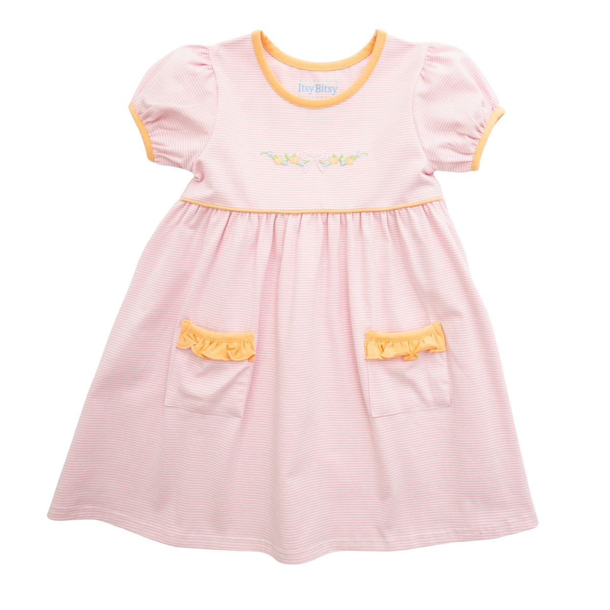 Pumpkin Dress, Pink Stripe