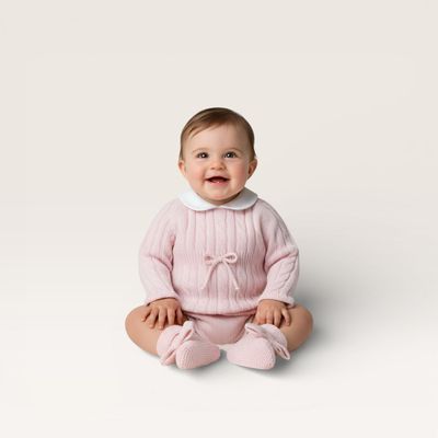Light Pink Hooded Jacket