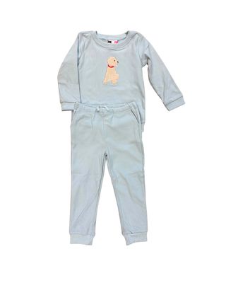 Puppy Applique Boys Jogger Set